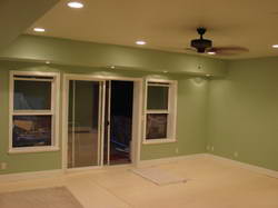 basement remodel project